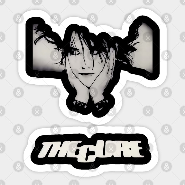 The Cure is Cure Sticker by Hirasaki Store